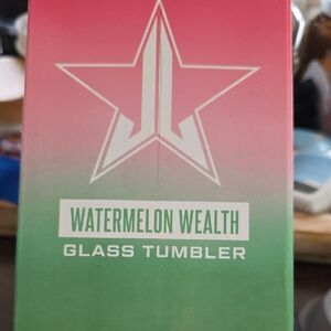 Jeffree Star Watermelon Wealth Glass Tumbler